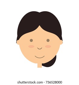 cartoon girl icon