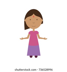 cartoon girl icon