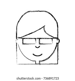 cartoon girl icon