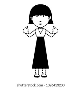 cartoon girl icon image
