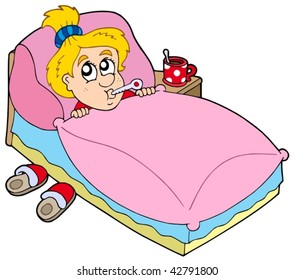 20,514 Sick girl cartoon Images, Stock Photos & Vectors | Shutterstock