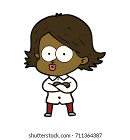 Cartoon-Girl-Hop