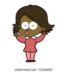 Cartoon-Girl-Hop