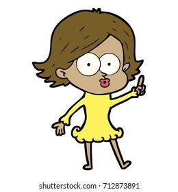 pulimento de una niña de dibujos animados