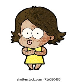 pulimento de una niña de dibujos animados