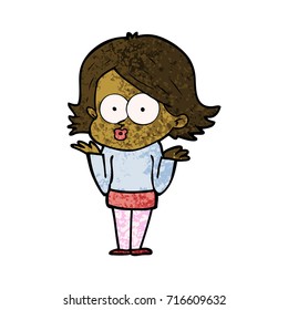pulimento de una niña de dibujos animados