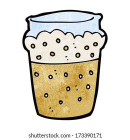 cartoon glass of beer