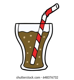 cartoon glass of cola