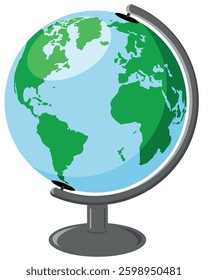 Cartoon Globe Circular World Illustration, Round Planet Design Element