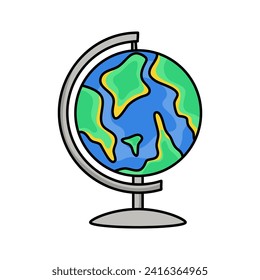 Ilustración de vectores de iconos de globo de dibujos animados
