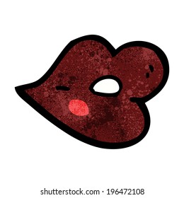 Cartoon-Glossy-Lippen