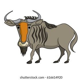 Cartoon gnu