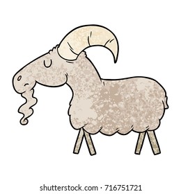 cartoon goat