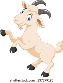 Cartoon goat character