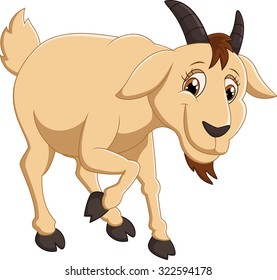 Cartoon goat character