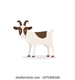 Cartoon goat vector illustration