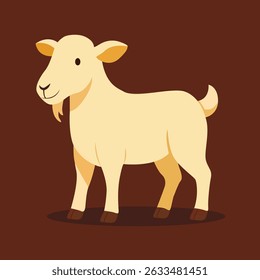 Ilustração do vetor de cabra em desenho animado
Ícone de Cabra Branca Fofo
Design de Cabra Animal de Criação
Happy Kid Goat Vetor