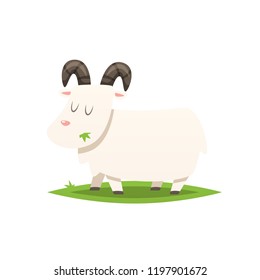 Cartoon goat vector isolated illustration