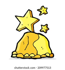 cartoon gold nugget