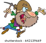 cartoon gold prospector