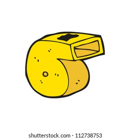 cartoon gold whistle