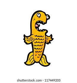 pez dorado de dibujos animados