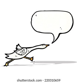 ganso de caricatura