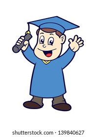cartoon graduation