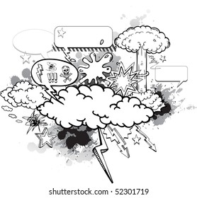 Graffiti de dibujos animados
