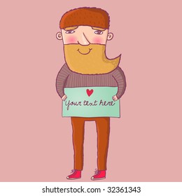 Cartoon grandfather