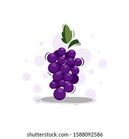 cartoon grape fruits design vector collection