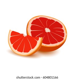 Cartoon Grapefruit