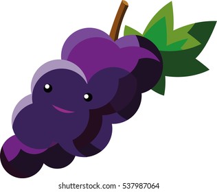 Cartoon grapes