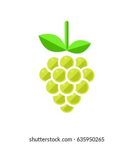 cartoon grapes green vector
