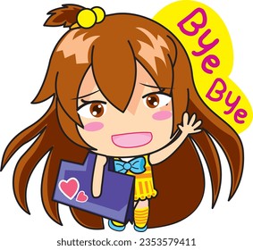 Cartoon graphics from illustrator, cute, colorful, able to expand images without limits.