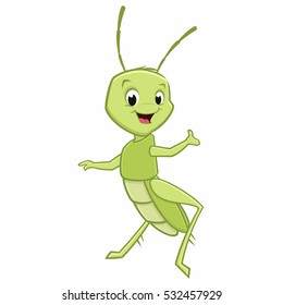 Cartoon Grasshopper