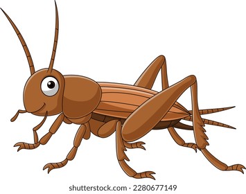 pictures of cartoon crickets