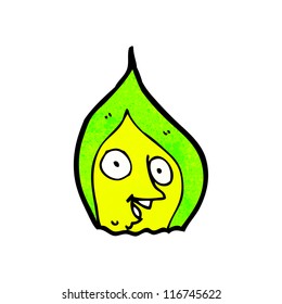 cartoon green fire cartoon