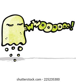 fantasma verde de la caricatura