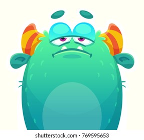 Cartoon Green Monster
