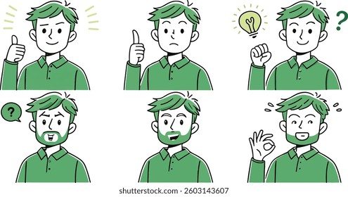 Cartoon green people celebrating St Patrick's Day with shamrocks and fun