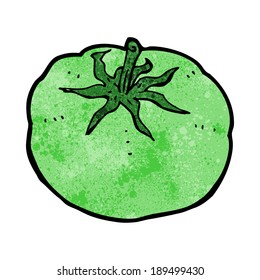 tomate verde de dibujos animados