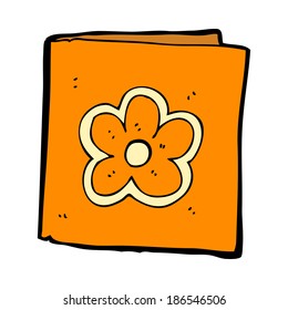 tarjeta de saludo de dibujos animados