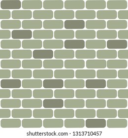 cartoon grey brick wall for your design, vector illustration.