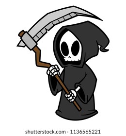 Cartoon Grim Reaper