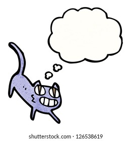 cartoon grinning cat