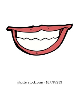 cartoon grinning mouth