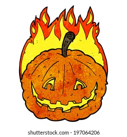 calabaza para sonreír con dibujos animados