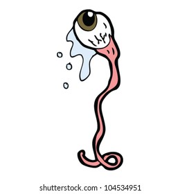 cartoon gross eyeball
