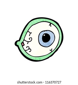 cartoon gross eyeball